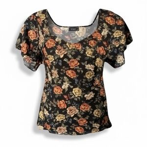 TORRID Peplum Challis Sweetheart Short Sleeve Top NWT Size 2X